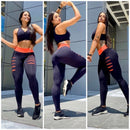 conjunto calça legging  mais top fitness calça feminina academia tendência