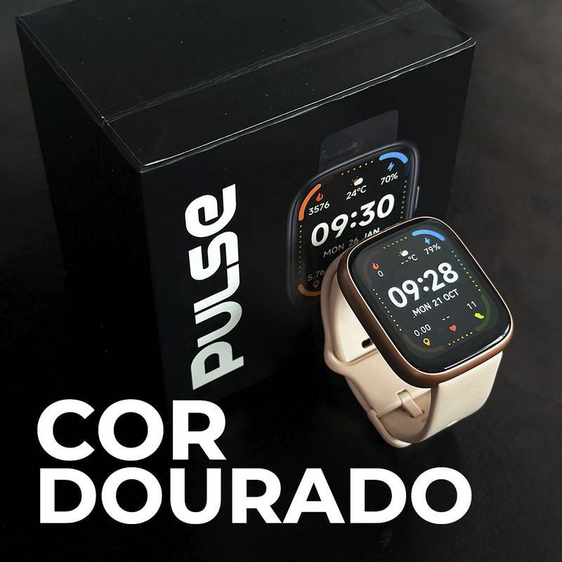 PULSE WEARZONE | À PROVA D'ÁGUA 3 ATM | ALEXA INTEGRADA| ESPORTIVO | Até 7 Dias de Bateria
