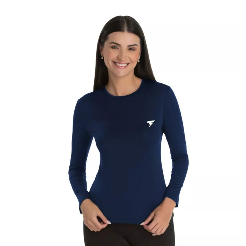 Kit 2 Camiseta Feminina Proteção Solar UV+50 Segunda Pele Moda Praia