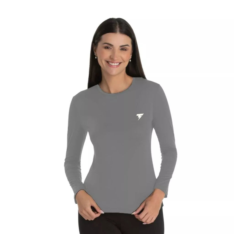 Kit 2 Camiseta Feminina Proteção Solar UV+50 Segunda Pele Moda Praia