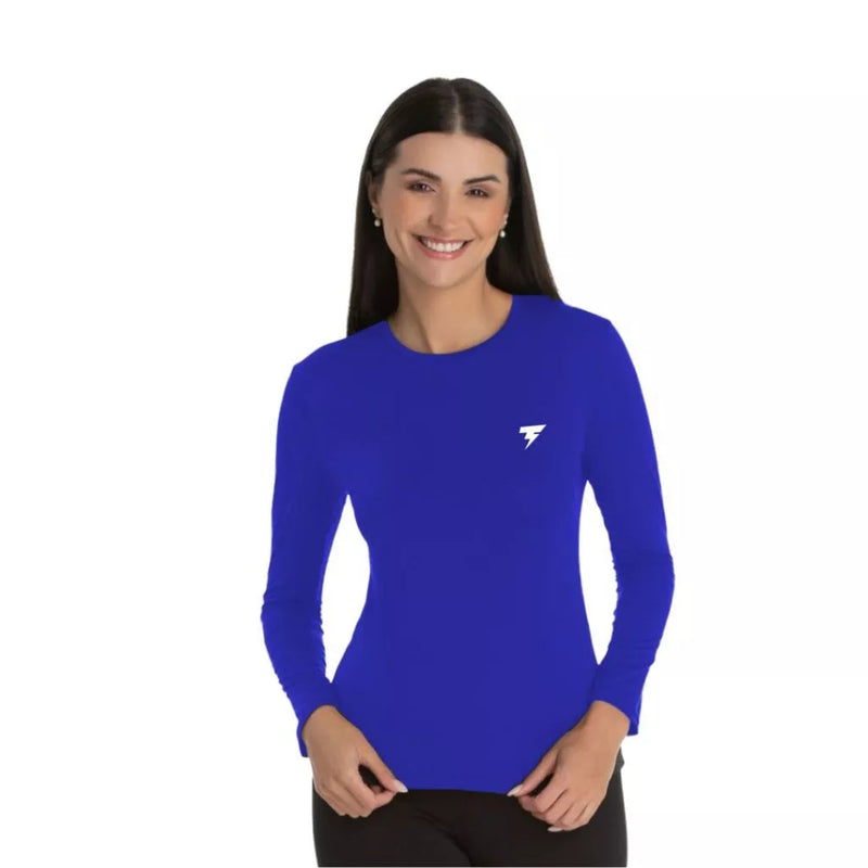 Kit 2 Camiseta Feminina Proteção Solar UV+50 Segunda Pele Moda Praia
