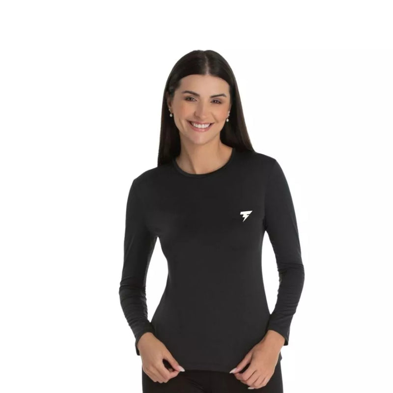 Kit 2 Camiseta Feminina Proteção Solar UV+50 Segunda Pele Moda Praia