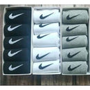 Kit 12 Pares Meia Cano Médio Meia Esportiva Meia Pretas/Brancas/Cinzas  Oferta