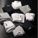 Kit 12 Pares Meia Cano Médio Meia Esportiva Meia Pretas/Brancas/Cinzas  Oferta