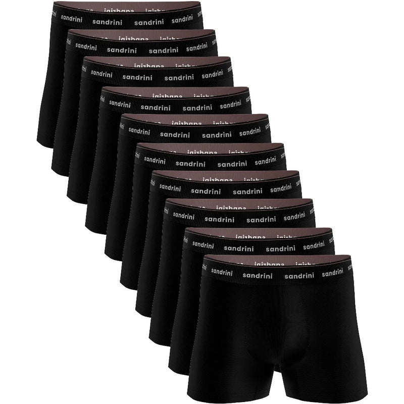 Kit 10 Cuecas Sandrini Boxer Algodão Box Atacado Masculina Adulto Promoção
