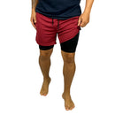 Bermuda Short Under Armour Masculino 2 em 1 Forro Duplo Fitness para Atividades físicas academia