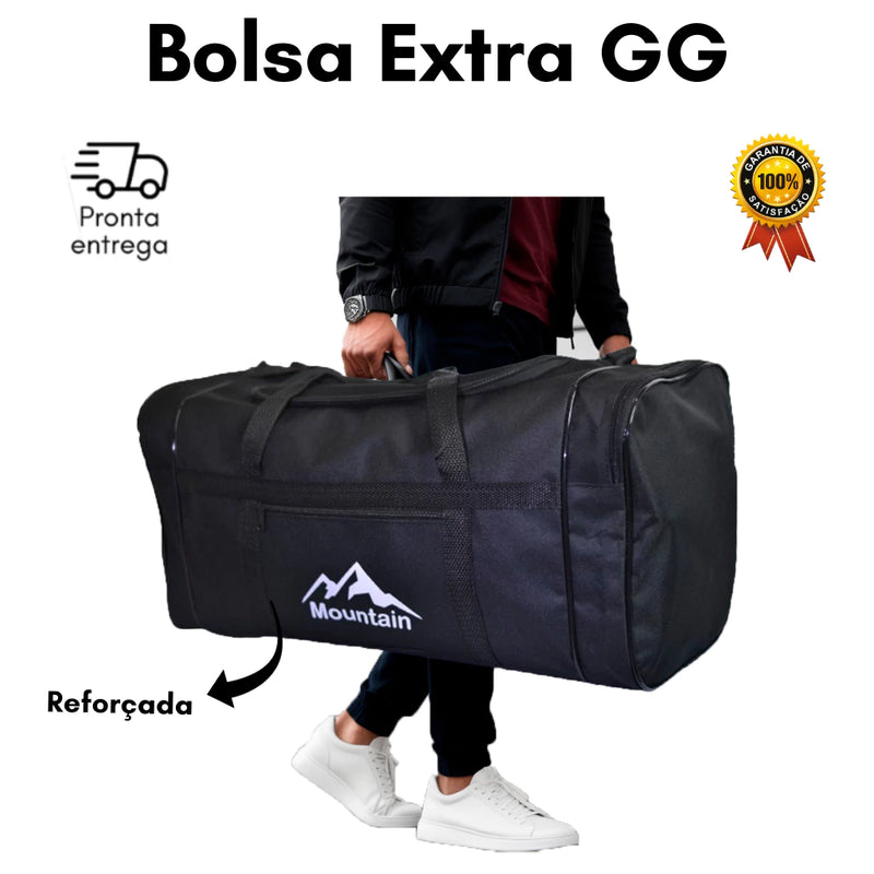 Bolsa de Viagem Gigante  Extra Grande GG Resistente Dobrável  90L Reforçada com Alça