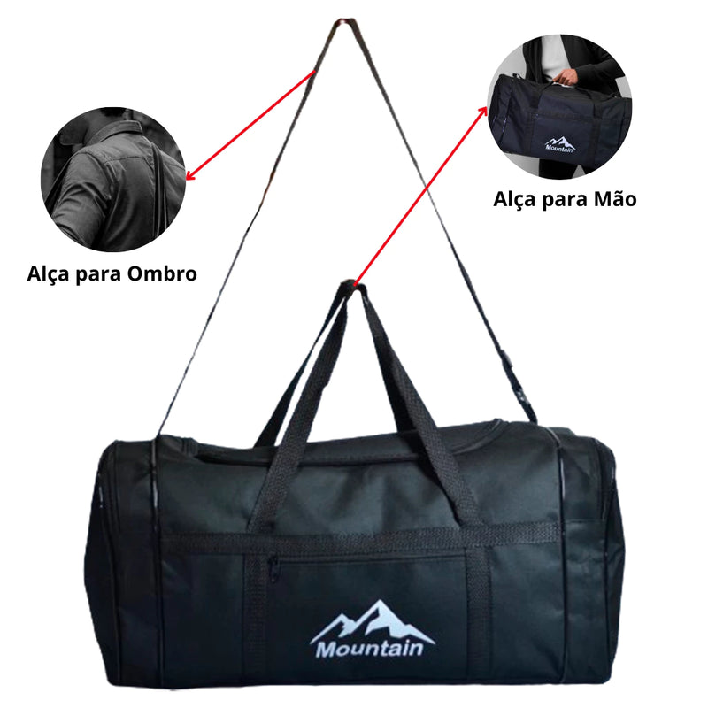 Bolsa de Viagem Gigante  Extra Grande GG Resistente Dobrável  90L Reforçada com Alça