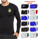 Camisa térmica Times e clubes de Futebol Segunda Pele Proteção Solar UV