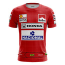 Camisa mclaren Airton Senna  Dryfit Premium Retro  com proteção uv Adulto e Infantil mod 94