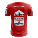 Camisa mclaren Airton Senna  Dryfit Premium Retro  com proteção uv Adulto e Infantil mod 94