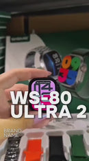 WS80 ULTRA 2 | +Fone bluetooth | Kit 7 pulseiras | Toque duplo | ultima  geração