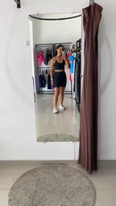 Shorts Feminino Para Corrida De Compressão Com Bolso Lateral